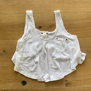 We The Free White Openback Tank Top Size XS